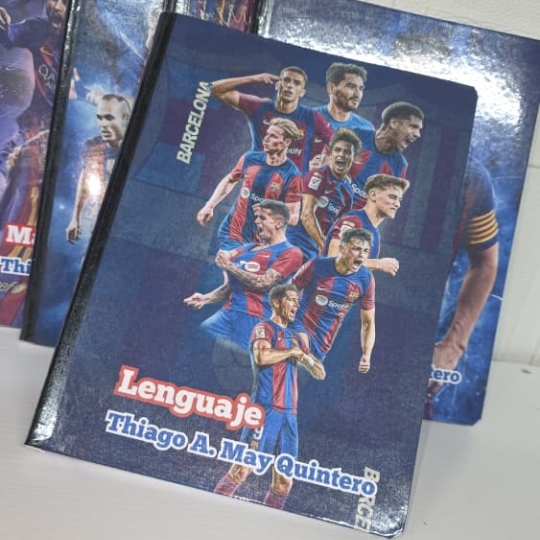 Forrado de 6 cuadernos