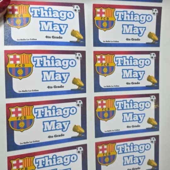 Etiquetas Escolares