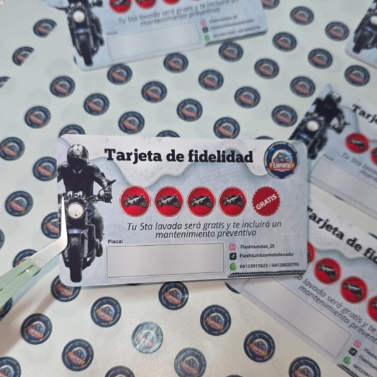 Tarjetas de fidelidad