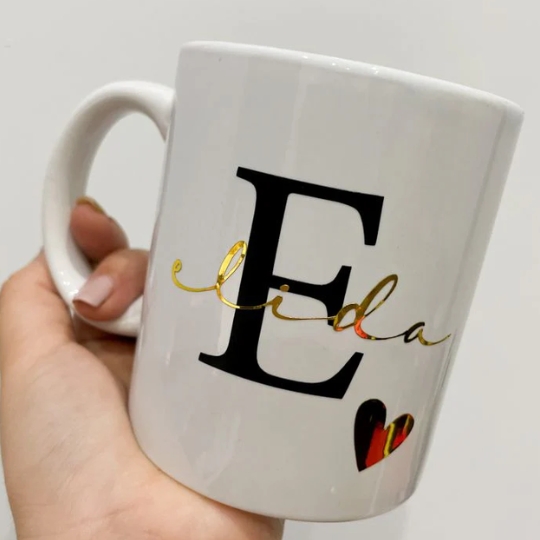 Taza blanca personalizada
